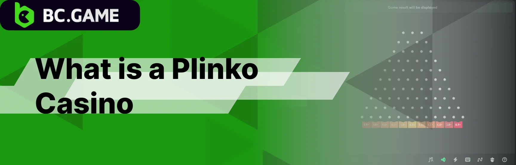 Plinko Spielmechanik bei BC.Game als Beispiel