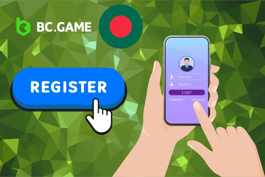BC Game Registration for Bangladeshi Players