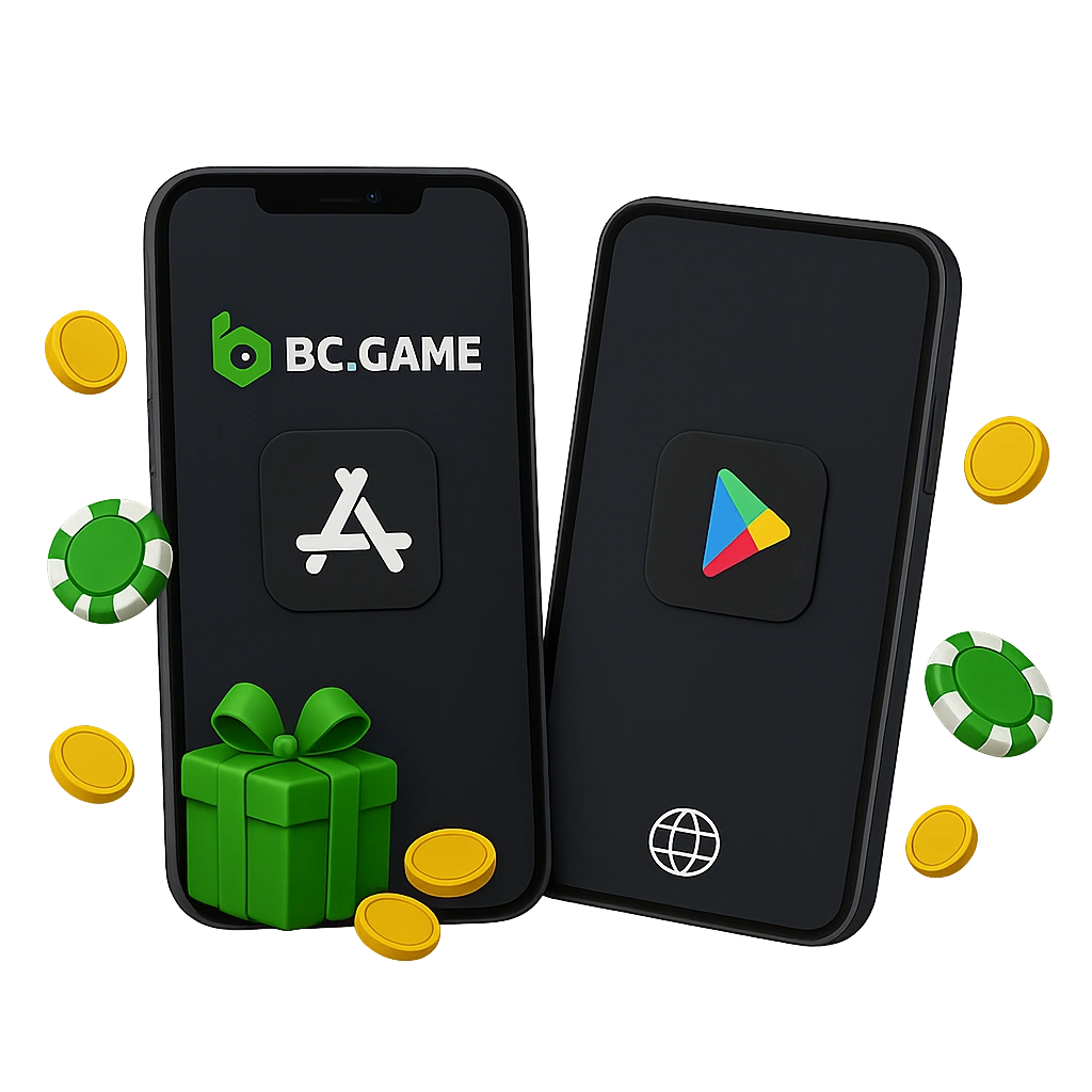 Join BC Game with exclusive app