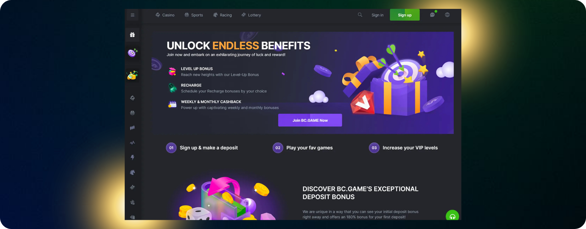 Bonuses, Promotions & Incentives for Dice Players