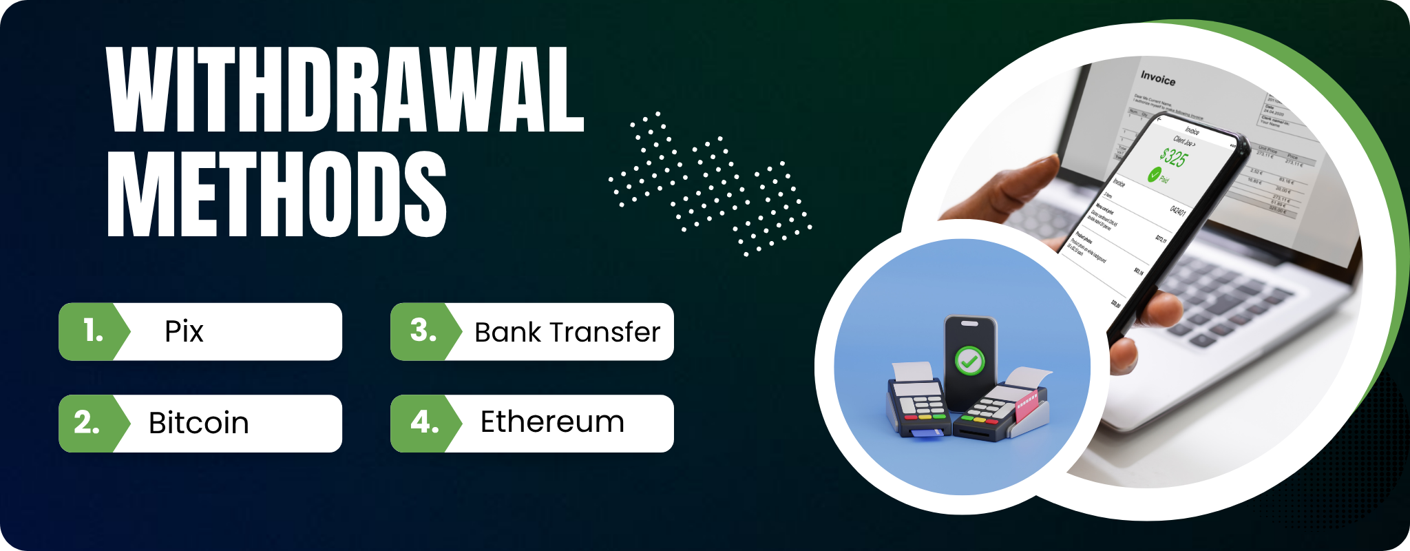 Payments, Withdrawals & Security