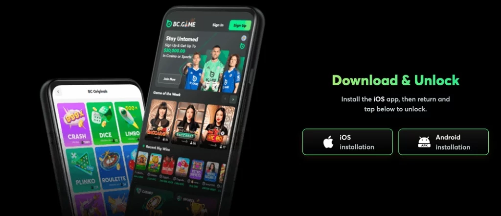 BC Game app for Nigerians 