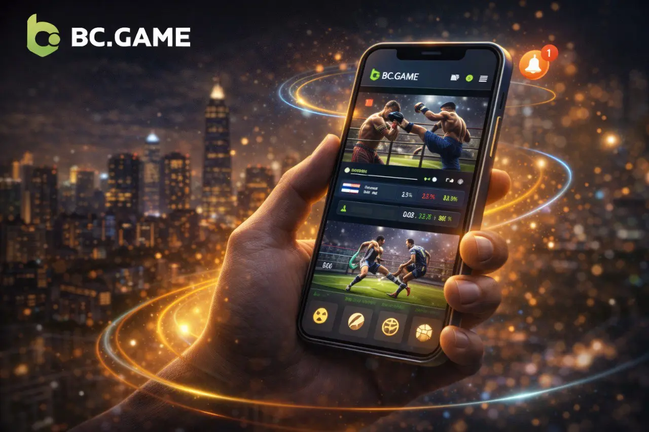 แอปพลิเคชั่นมือถือ BC.Game สำหรับแทงบอล