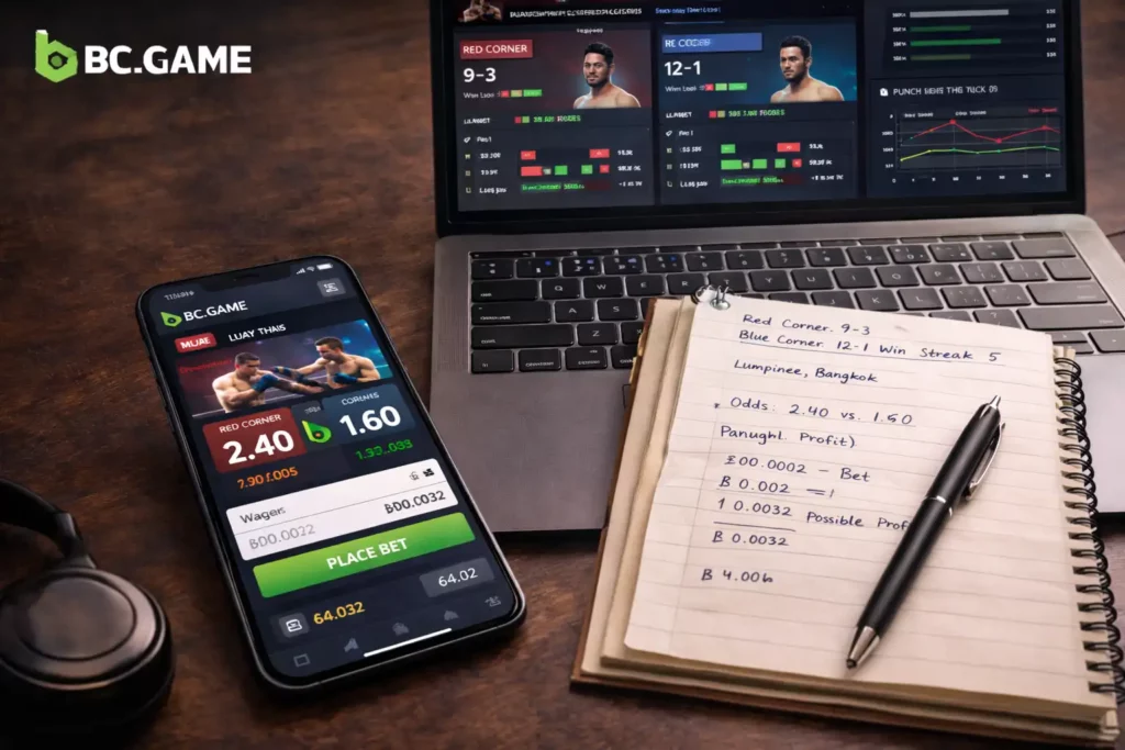 วิธีการแทงมวยบน BC Game