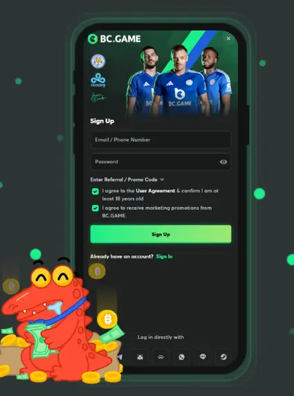 ログインまたは登録