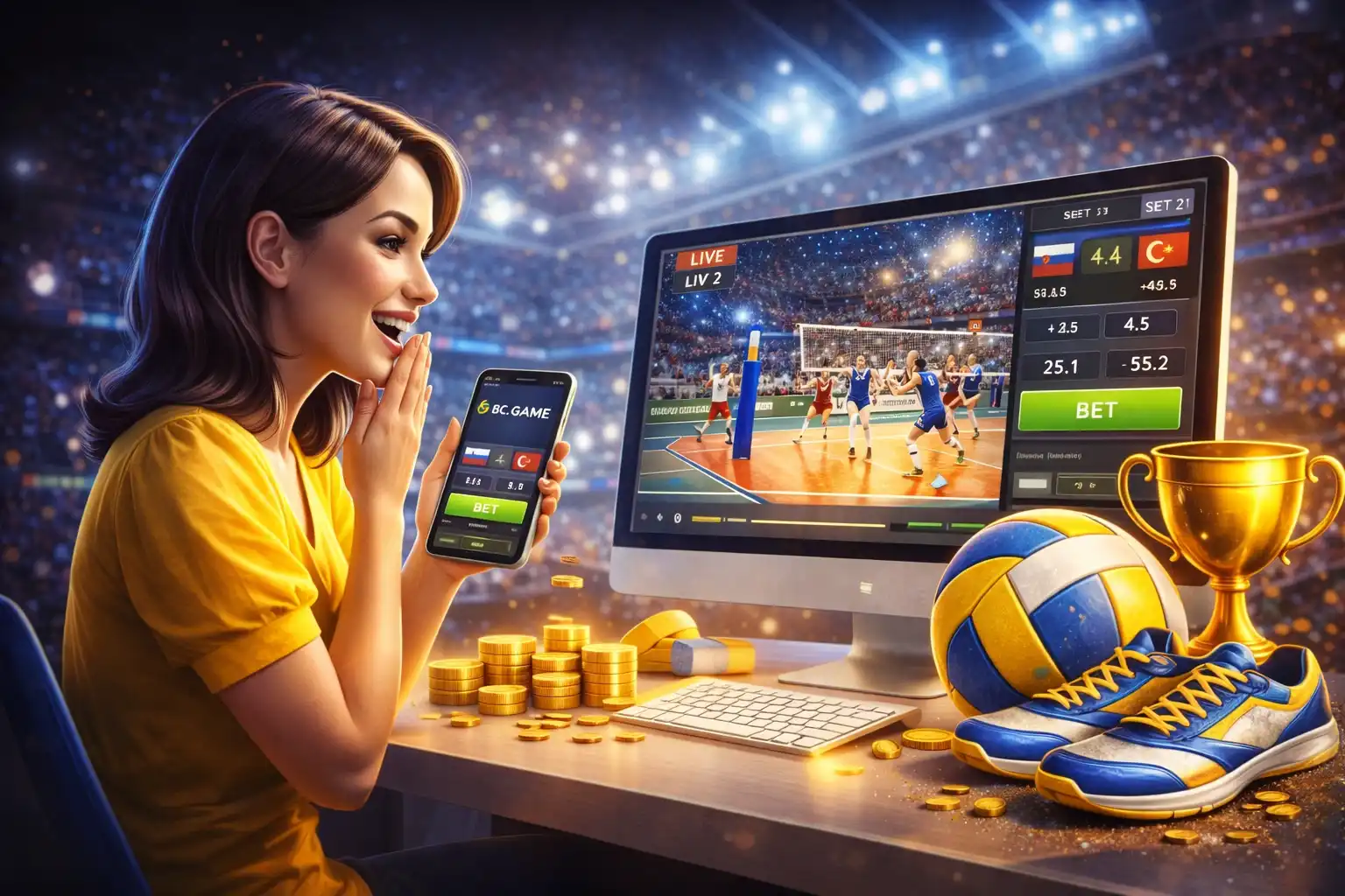 วิธี พนัน วอลเลย์บอล บน BC Game สำหรับผู้เล่นในไทย