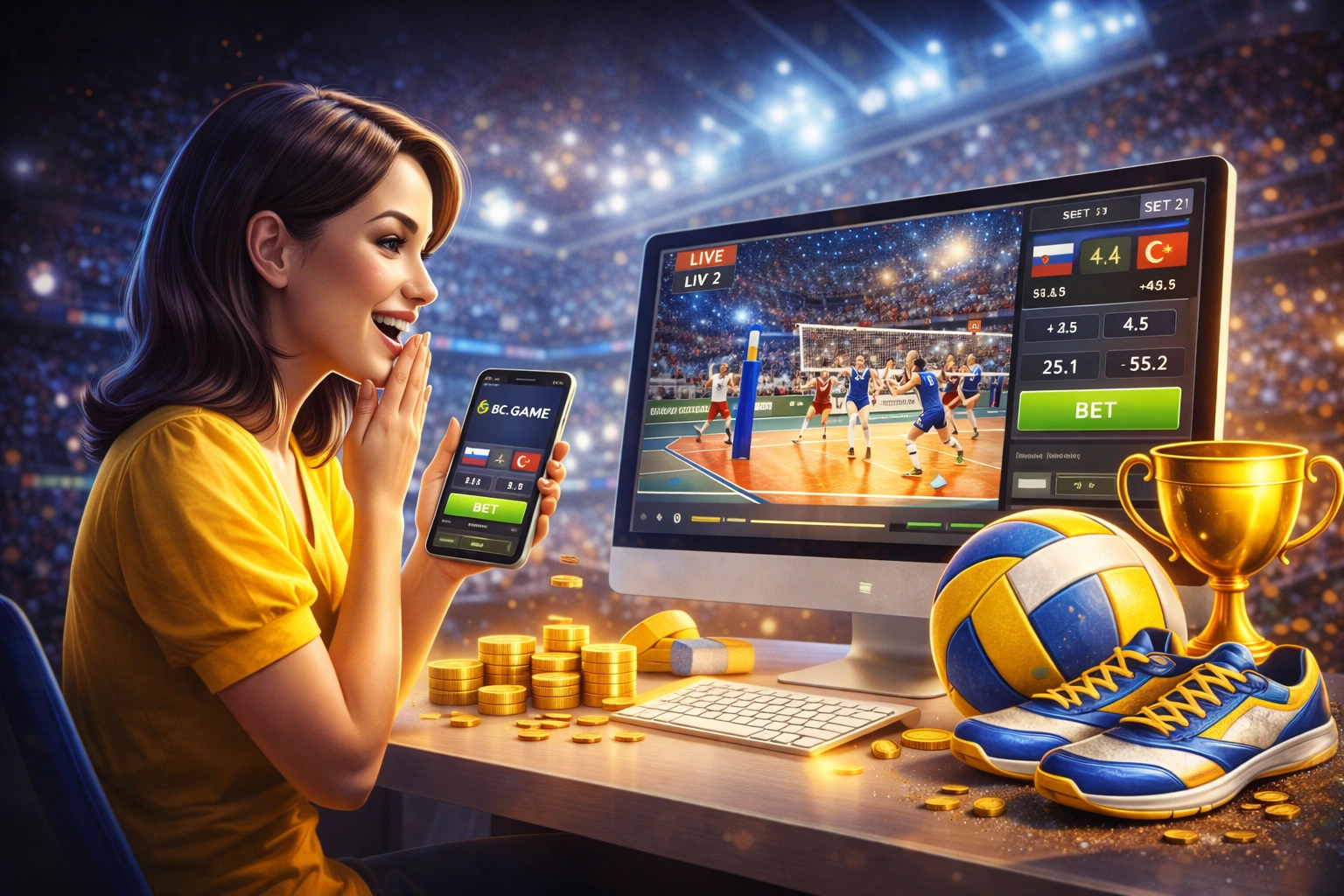 วิธี พนัน วอลเลย์บอล บน BC Game สำหรับผู้เล่นในไทย