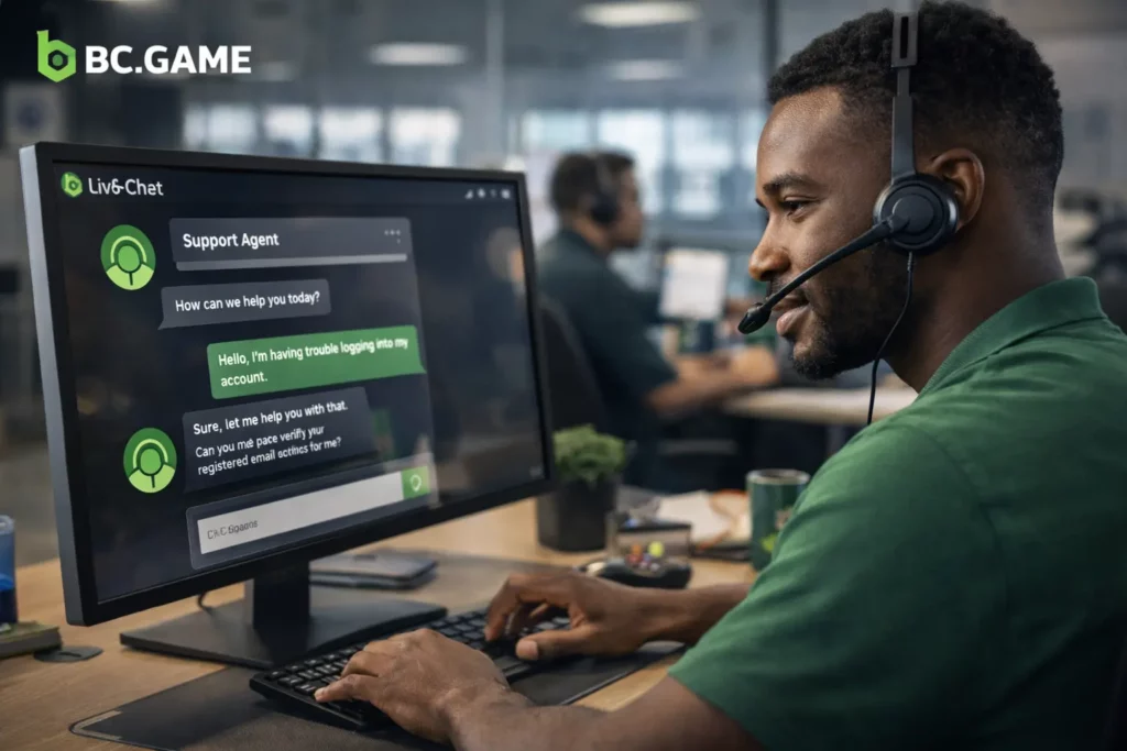 Customer Support at BCGame.Top