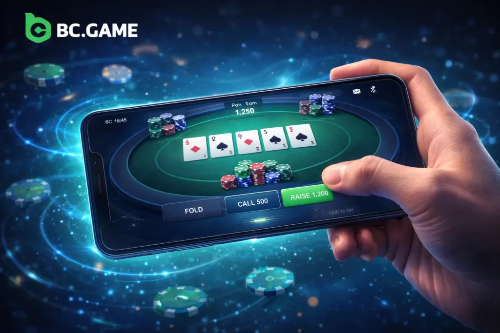 ประสบการณ์การเล่นผ่านมือถือ (Mobile Poker Experience)