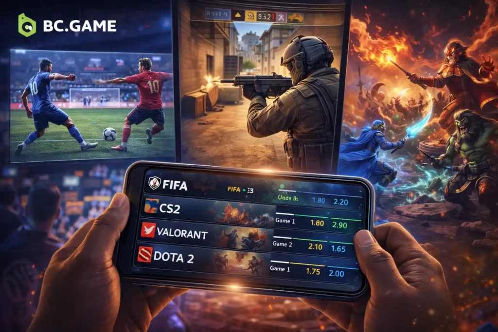 Popular Esports Games on BC.Game