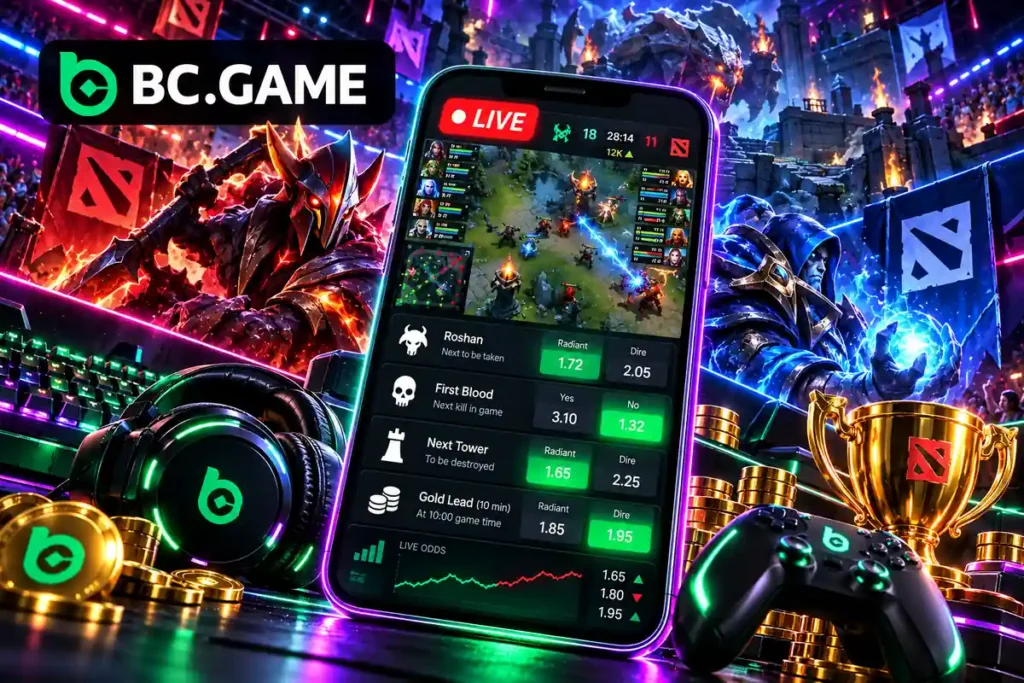 BC.GameのDota 2ライブベッティング