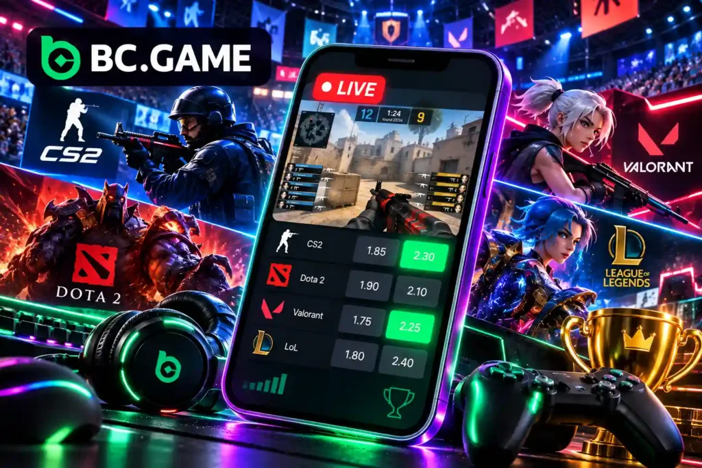 BC.Gameのeスポーツライブベッティング