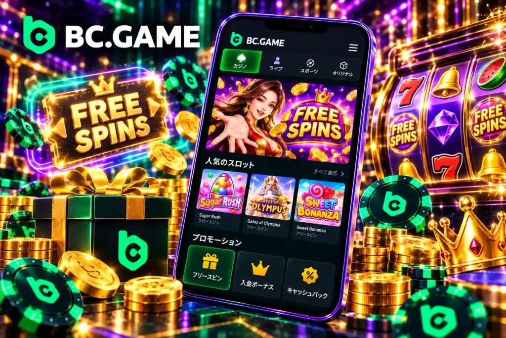 BC.GAMEのフリースピン