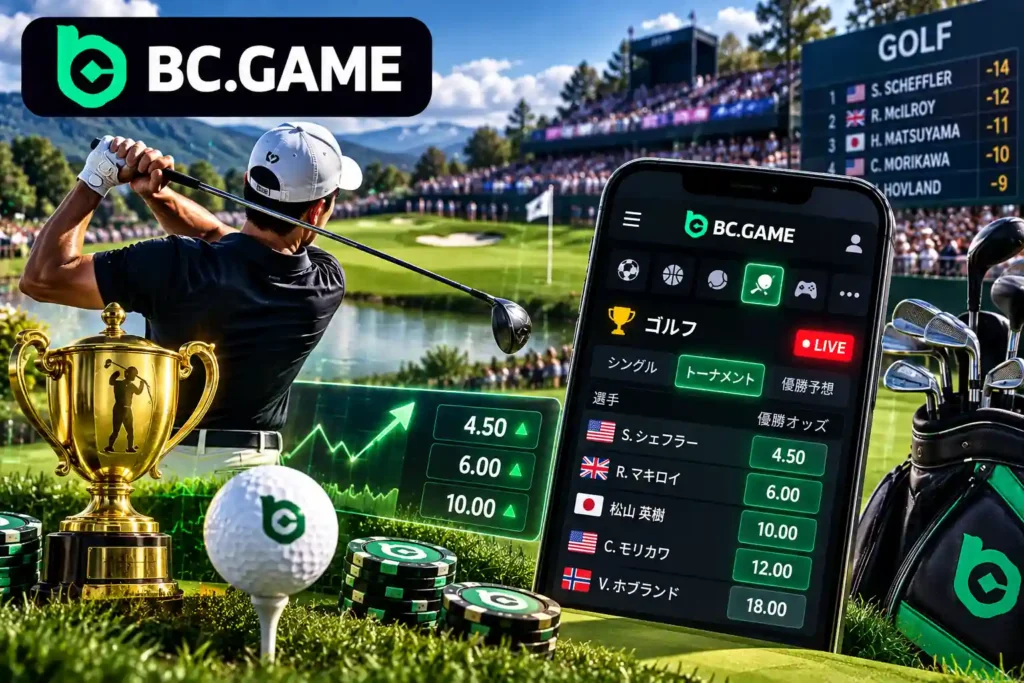 BC.Gameのゴルフ優勝予想オッズ