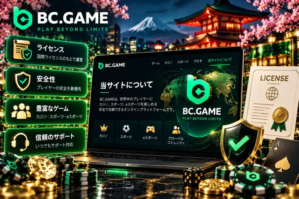 BC.GAMEのサイト概要・ゲーム情報・セキュリティ・サポート