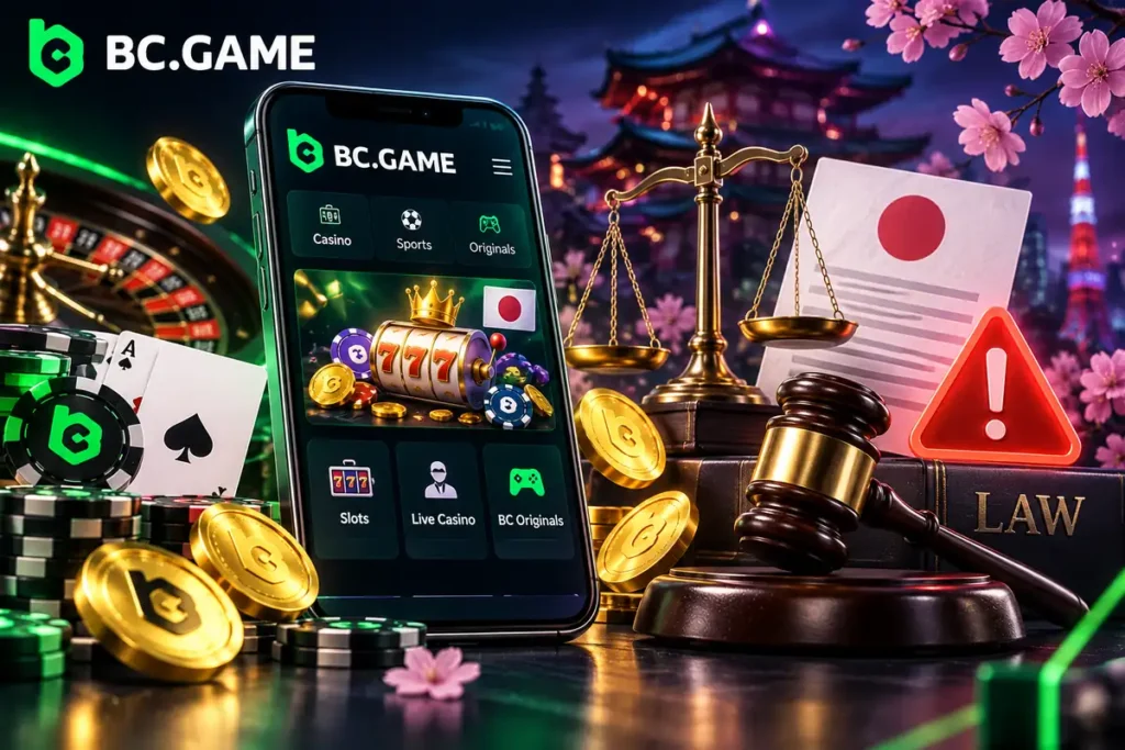 BC.Gameオンラインカジノアフィリエイトの日本における法的リスク