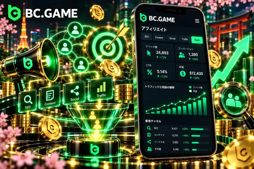 BC.Gameオンラインカジノアフィリエイトの集客戦略