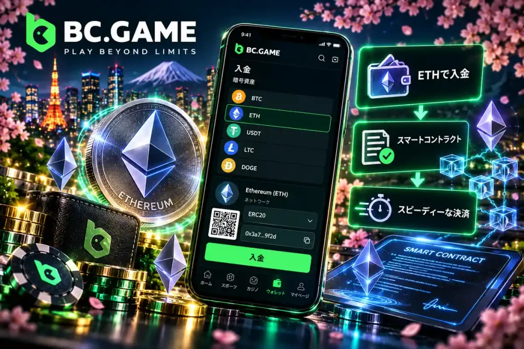 BCGameイーサリアム決済とERC20・Layer 2ネットワークの選択