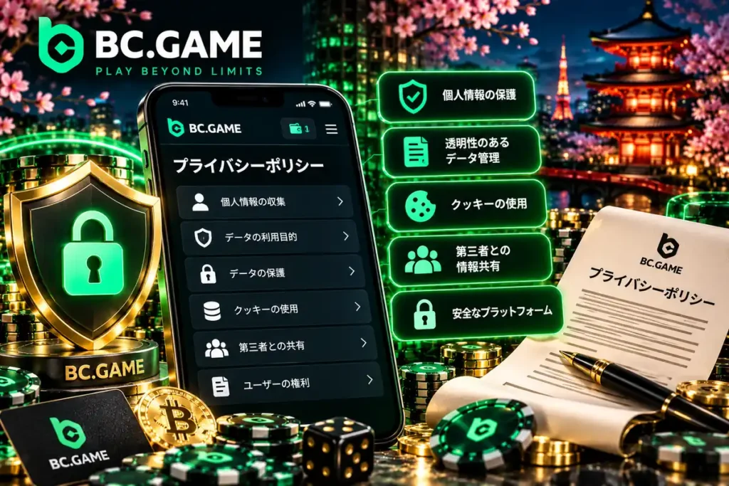 BC.GAMEのプライバシーポリシーと個人情報保護