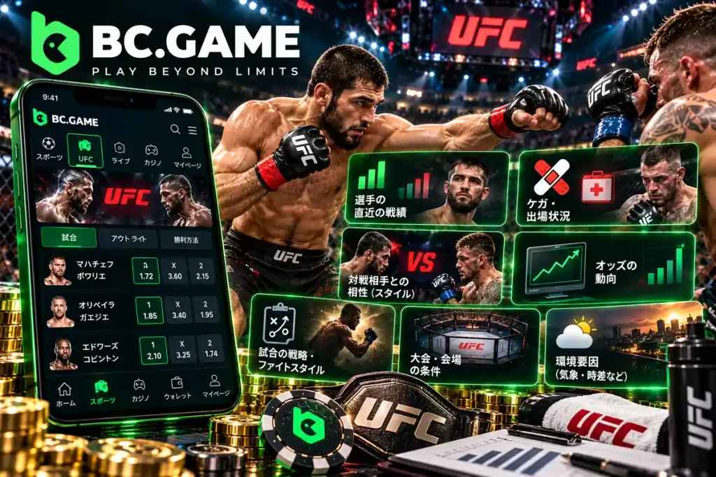 UFC賭けの勝敗予想：ファイターの打撃・組み技とオッズ分析