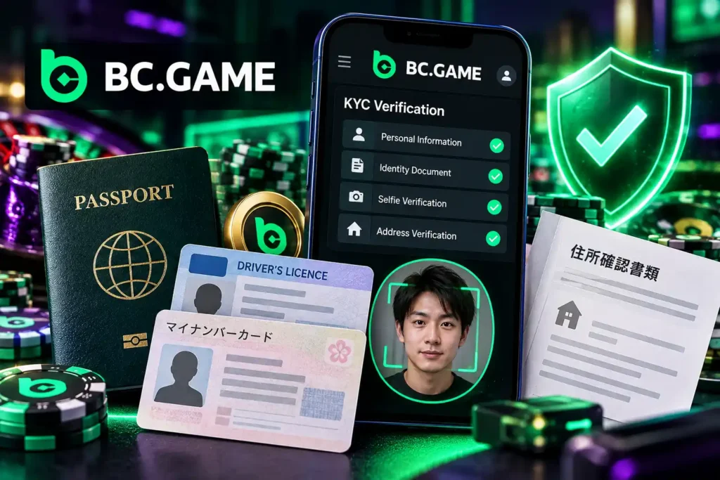 BC.GameのKYC本人確認と必要書類
