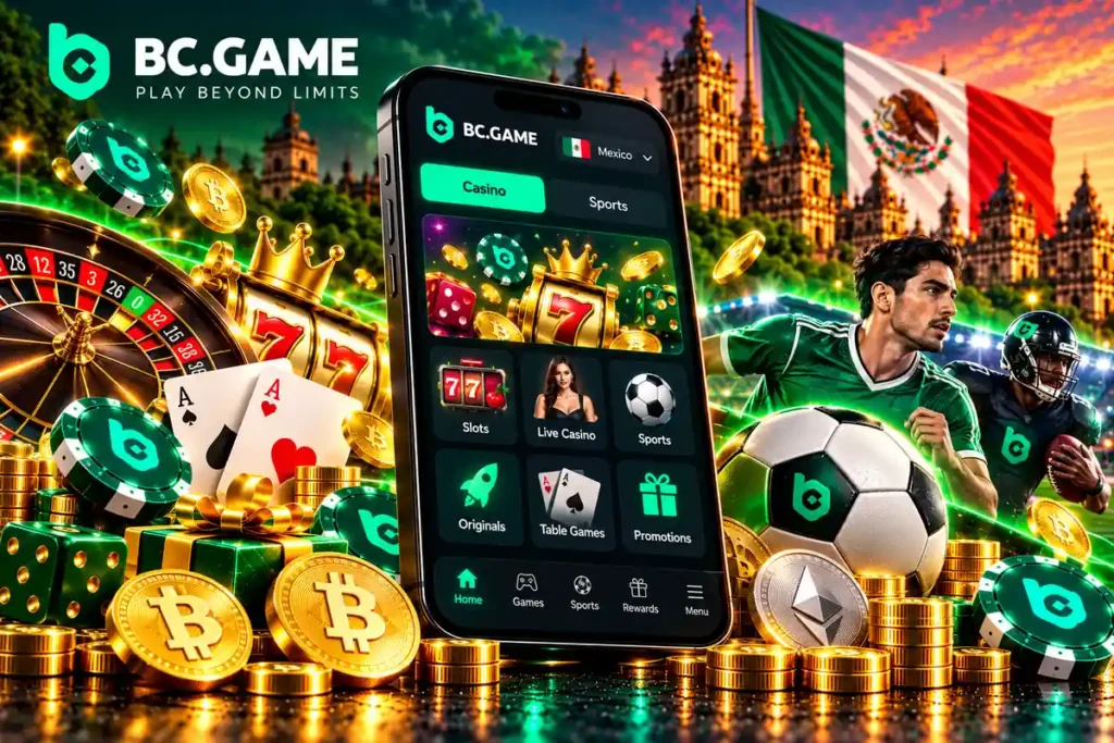 BC.GAME México: casino online, apuestas deportivas, ruleta, tragamonedas y criptomonedas