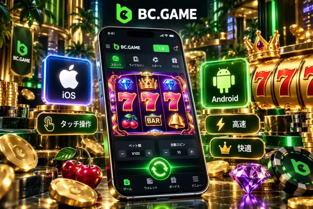 iOSとAndroidでBC.Gameのスロットを利用する方法