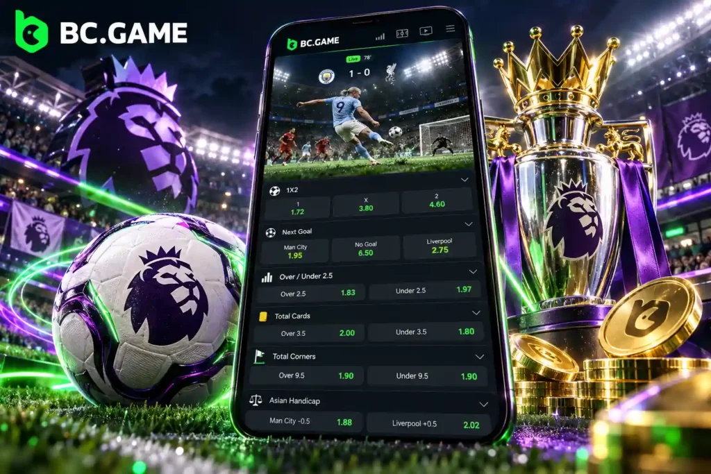 BC.Gameのプレミアリーグ・サッカーベッティング