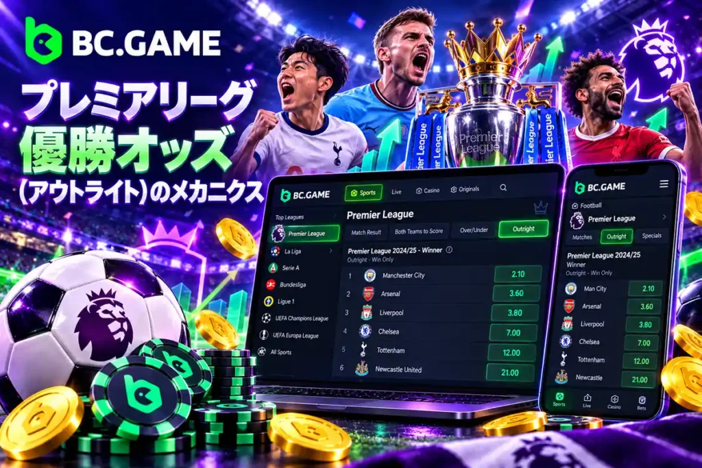 BC.Gameプレミアリーグ優勝オッズとアウトライト