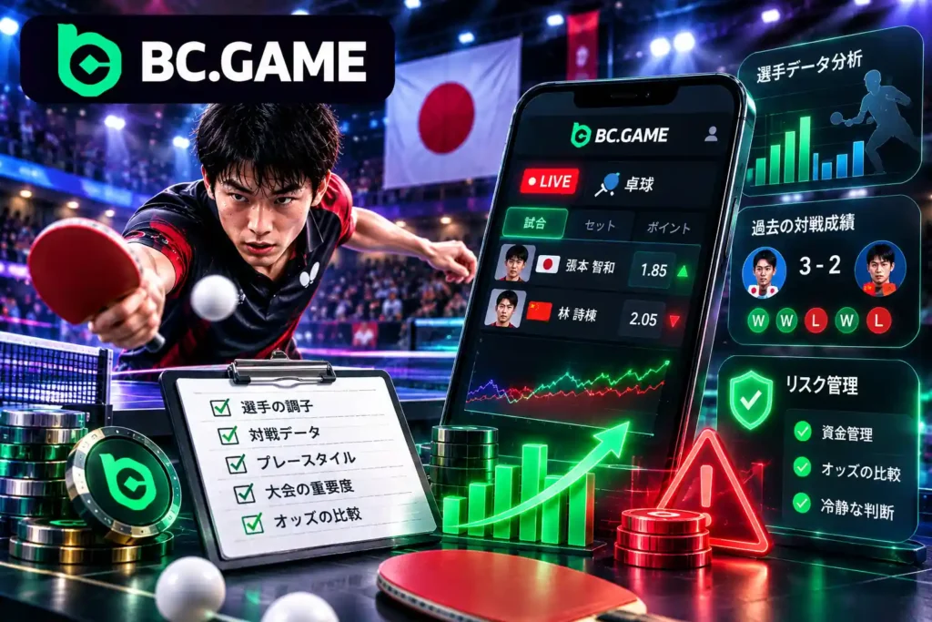 BC.Gameの卓球分析とリスク管理